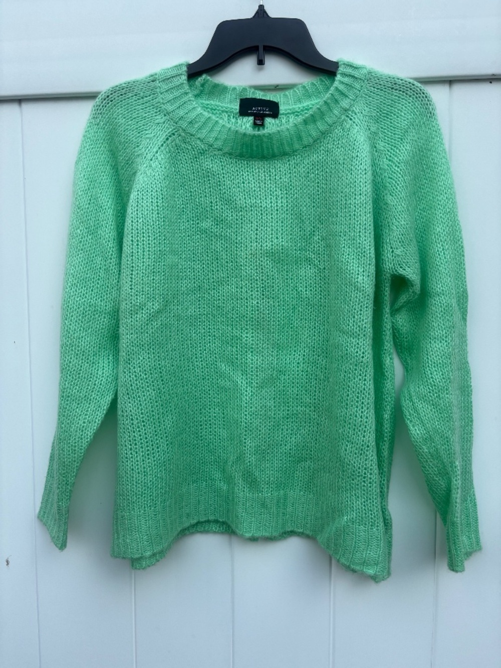 Active Mint Green Bow Back Knit Sweater Size S/M